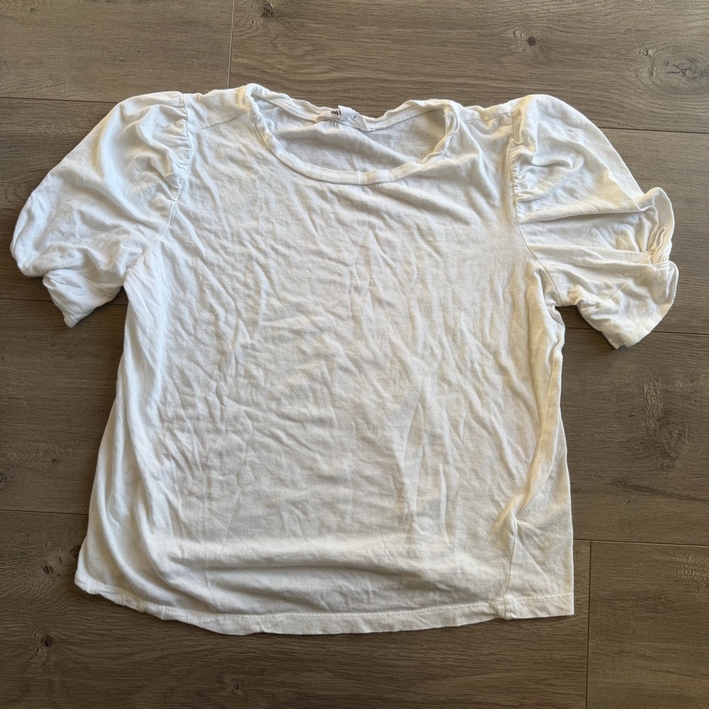 BB Dakota Huff & Puff Tee - white - size small